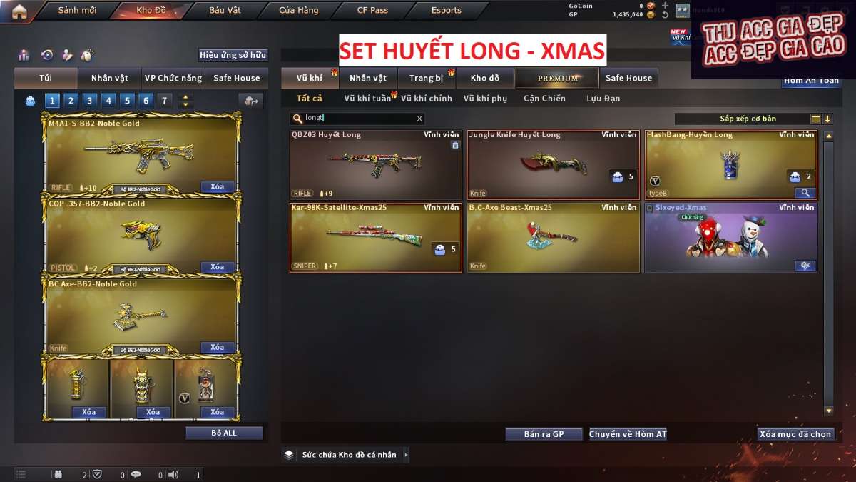 shop acc cf uy tin gia re